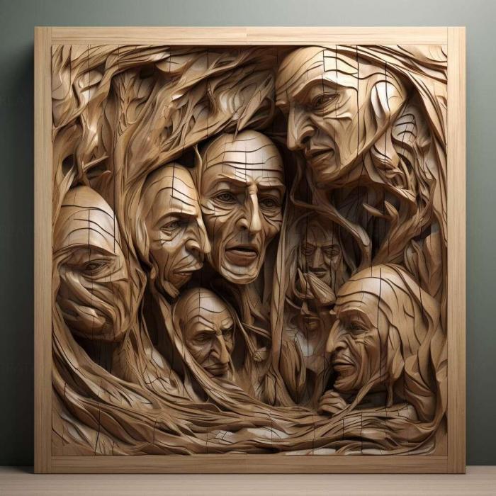 نموذج ثلاثي الأبعاد لآلة CNC 3D Art 